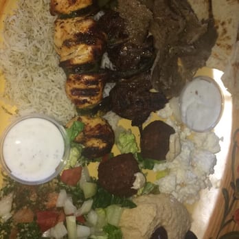 Mediterranean Cafe - This platter is good for two- love that you get to try everything - Greek Near Me - San Diego, California Mediterranean Cafe - This platter is good for two- love that you get to try everything - Greek Near Me - San Diego, California