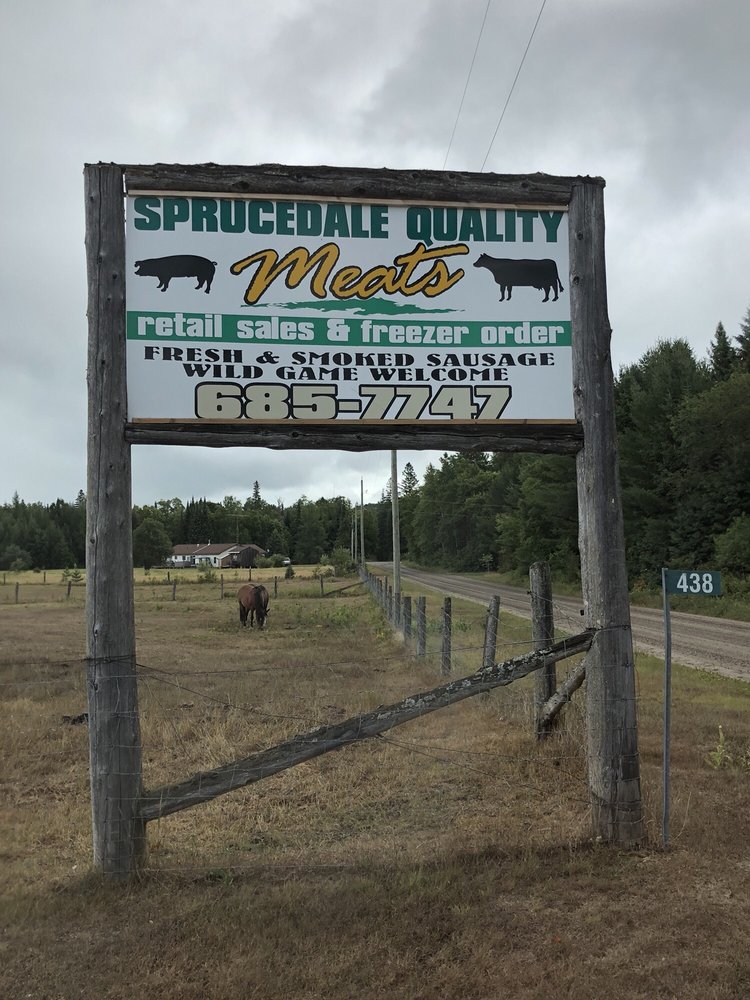 SPRUCEDALE QUALITY MEATS Updated October 2024 RR 1, Sprucedale