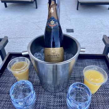 InterContinental San Antonio Riverwalk - Mimosas on the rooftop pool - Hotels Near Me - San Antonio, Texas