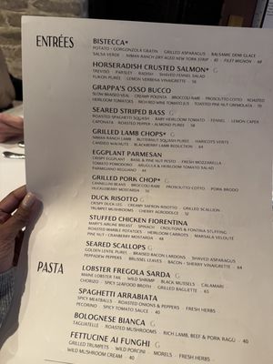 Menu photo 5 Grappa Park City, UT