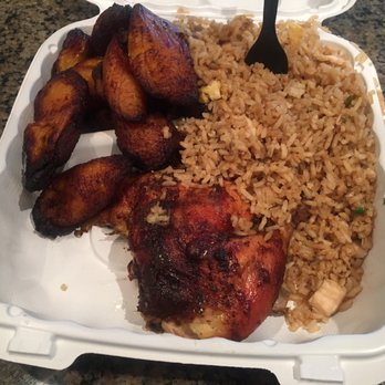 District Rico - Quarter chicken (dark) with plantains and fried rice. Great portions, great taste :) - Peruvian Near Me - Washington, DC, District of Columbia District Rico - Quarter chicken (dark) with plantains and fried rice. Great portions, great taste :) - Peruvian Near Me - Washington, DC, District of Columbia