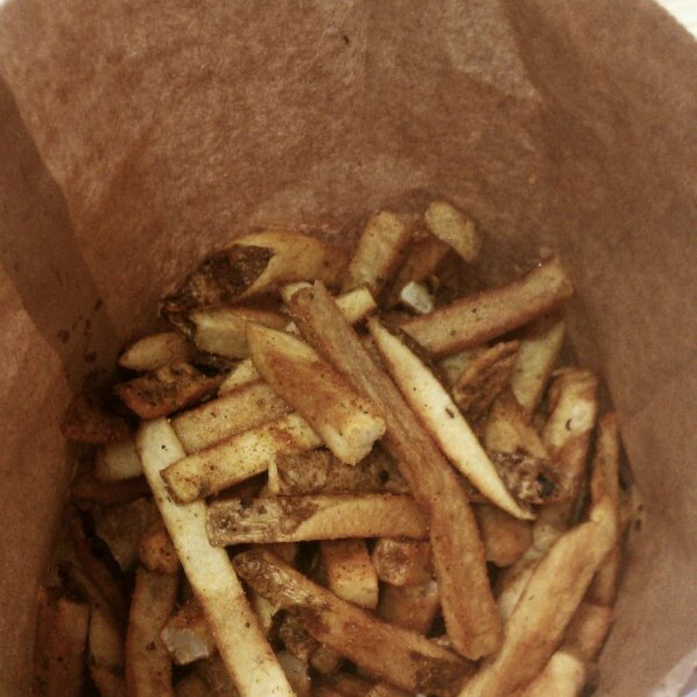 Five Guys - The regular size of cajun fries! - Fast Food Near Me - Mesa, Arizona Five Guys - The regular size of cajun fries! - Fast Food Near Me - Mesa, Arizona