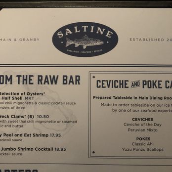 Saltine - Seafood Near Me - Norfolk, Virginia Saltine - Seafood Near Me - Norfolk, Virginia