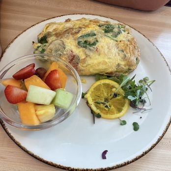 Brunch Time - That's how the undercooked omelette looked outside. No good! - Breakfast & Brunch Near Me - Plano, Texas