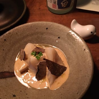 O Ya - Scallop in Uni sauce - Japanese Near Me - Boston, Massachusetts O Ya - Scallop in Uni sauce - Japanese Near Me - Boston, Massachusetts