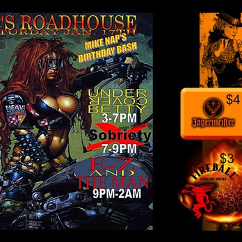 JT's Roadhouse - a poster of a woman on a motorcycle - Bars Near Me - Tampa, Florida JT's Roadhouse - a poster of a woman on a motorcycle - Bars Near Me - Tampa, Florida