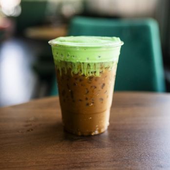 Egg and CaPhe - Vietnamese Ice Coffee with Pandan Foam - Cafes Near Me - Oklahoma City, Oklahoma Egg and CaPhe - Vietnamese Ice Coffee with Pandan Foam - Cafes Near Me - Oklahoma City, Oklahoma