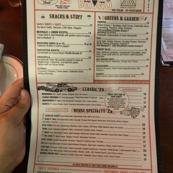 Pizza Bruno - Menu - Pizza Near Me - Orlando, Florida