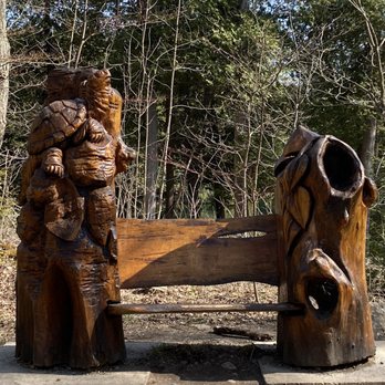 Crawford Lake Conservation Area - Animal carvings - Parks Near Me - Milton, Ontario