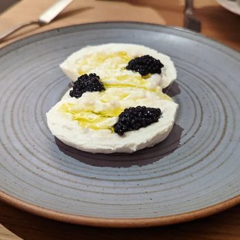 Osteria Giulia - Burrata with caviar - Italian Near Me - Toronto, Ontario Osteria Giulia - Burrata with caviar - Italian Near Me - Toronto, Ontario