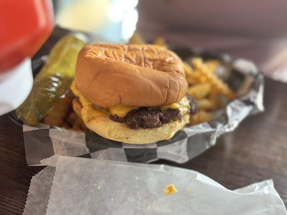 Food from Jack Brown’s Beer and Burger Joint