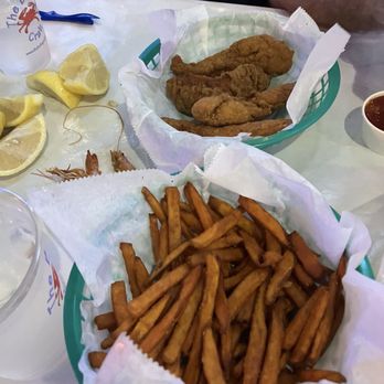 The Boiling Crab - Chicken tenders without fries, and Sweet Potato Fries - Seafood Near Me - San Diego, California The Boiling Crab - Chicken tenders without fries, and Sweet Potato Fries - Seafood Near Me - San Diego, California