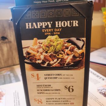 El Torito - Update to add their happy hour deals! Every day from 3pm to 9pm. - Mexican Near Me - La Mesa, California