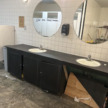Goodwill Central Texas - Balcones - Grungy men's room - Thrift Stores Near Me - Austin, Texas