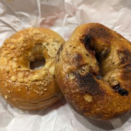 Cacio and pepe bagel and chocolate And cherry Cacio and pepe bagel and chocolate And cherry