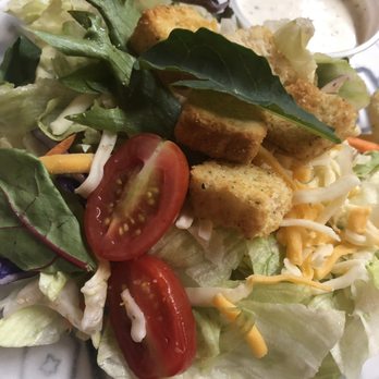 Ponchatoulas - Salad with the sampler - Cajun/Creole Near Me - Ruston, Louisiana