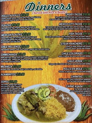 Menu photo 3 El Maguey Lodi, CA