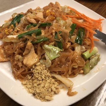 Thai Thai Restaurant - Pad Thai with chicken - Thai Near Me - Cody, Wyoming