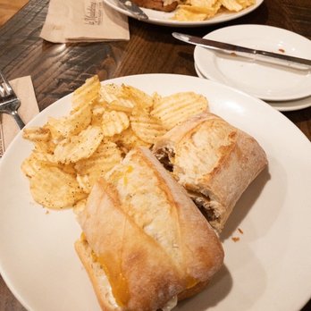 la Madeleine - Chicken Parisien sandwich with chips - Bakeries Near Me - Reston, Virginia la Madeleine - Chicken Parisien sandwich with chips - Bakeries Near Me - Reston, Virginia