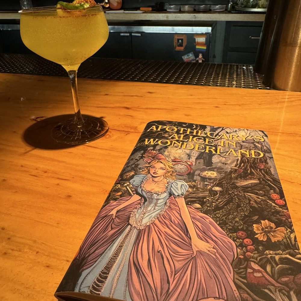 Apothecary - This summer's Alice in Wonderland themed menu - Cocktail Bars Near Me - Dallas, Texas