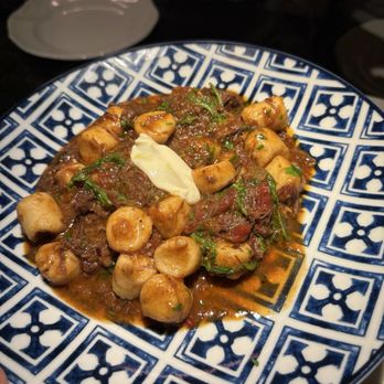 Giovedi - GNOCCHI MABOLOGNESE | 32 beef cheek ragu, doabanjiang, whipped tofu - Asian Fusion Near Me - Honolulu, Hawaii