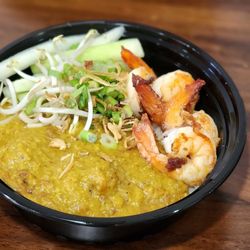 Native Noodles - Laksa with shrimp added for $1.50 extra