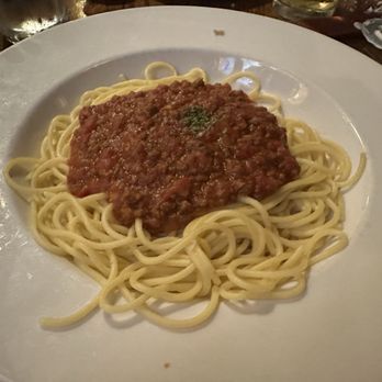 The Old Spaghetti Factory - Spaghetti with Spicy Meat Sauce. - Italian Near Me - Toronto, Ontario The Old Spaghetti Factory - Spaghetti with Spicy Meat Sauce. - Italian Near Me - Toronto, Ontario