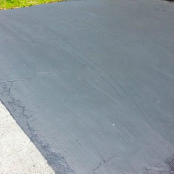 Metlow Asphalt Sealcoating - I wish I had taken a before photo, because it look a lot better now. It was really cracked & patchy. - Masonry/Concrete Near Me