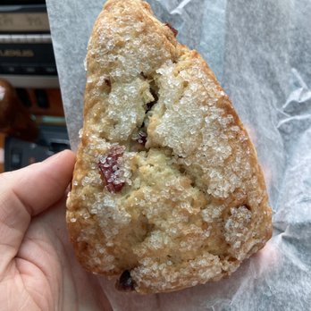 Yinz Coffee - Orange and cranberry scone - Cafes Near Me - Pittsburgh, Pennsylvania