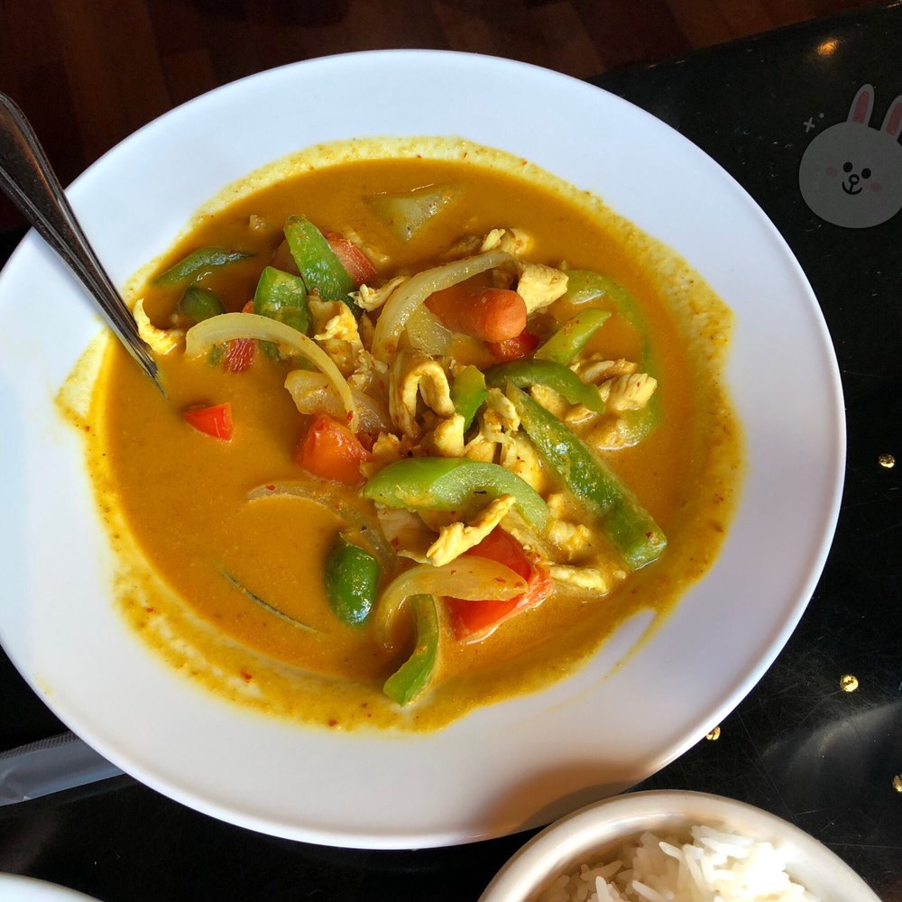 Thai Tanium Restaurant - Thanks BroS + BroJ: Thai Tanium yellow curry w/potato, tomato, carrot, red/green bell pepper & chicken $12.95 - Thai Near Me - Gaithersburg, Maryland Thai Tanium Restaurant - Thanks BroS + BroJ: Thai Tanium yellow curry w/potato, tomato, carrot, red/green bell pepper & chicken $12.95 - Thai Near Me - Gaithersburg, Maryland