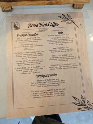 Menu photo 2 Brass Bird Coffee Carpinteria, CA Menu photo 2 Brass Bird Coffee Carpinteria, CA