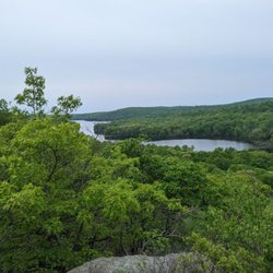 Farny State Park - View of the Splitrock Reservoir looking north.