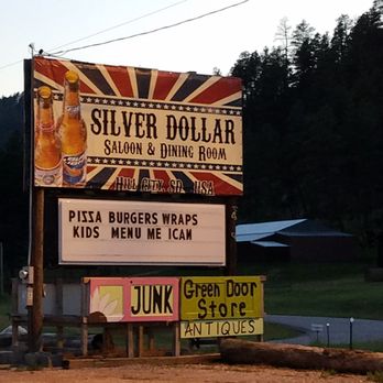 Silver Dollar Saloon - Sign out front - Bars Near Me - Hill City, South Dakota Silver Dollar Saloon - Sign out front - Bars Near Me - Hill City, South Dakota