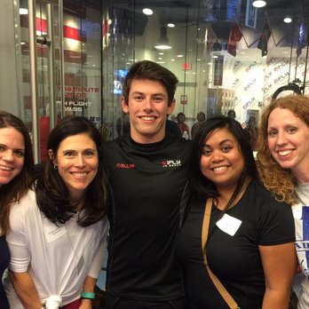 iFLY - The beautiful Fairfield Falcons and our flight instructor, Collin! - Skydiving Near Me - Virginia Beach, Virginia iFLY - The beautiful Fairfield Falcons and our flight instructor, Collin! - Skydiving Near Me - Virginia Beach, Virginia