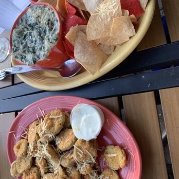 Hare and Hound Pub - Fried Pickle Chips Spinach & Artichoke Dip - Pubs Near Me - Landrum, South Carolina Hare and Hound Pub - Fried Pickle Chips Spinach & Artichoke Dip - Pubs Near Me - Landrum, South Carolina