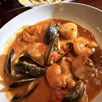 Glass Onion - Creole seafood: scallops shrimp and mussels with side of pasta Alfredo. - Italian Near Me - Weaverville, North Carolina Glass Onion - Creole seafood: scallops shrimp and mussels with side of pasta Alfredo. - Italian Near Me - Weaverville, North Carolina