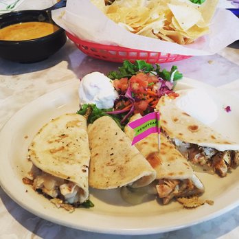 Chuy's - Fajita chicken stuffed quesadillas (on the appetizer menu)! - Mexican Near Me - Miamisburg, Ohio Chuy's - Fajita chicken stuffed quesadillas (on the appetizer menu)! - Mexican Near Me - Miamisburg, Ohio