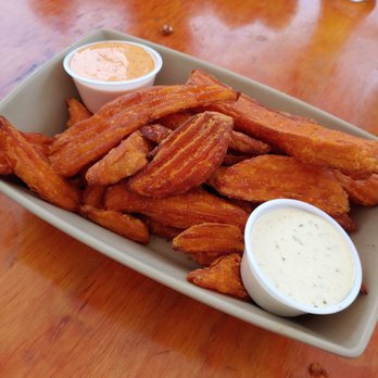 Denali Brewpub - Sweet potato fries and two dipping sauces - New American Near Me - Talkeetna, Alaska