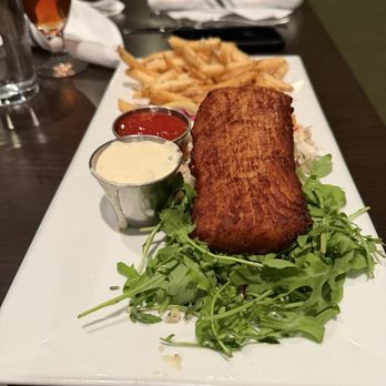 Skyline - Fish & Chips with Parmesan Fries - New American Near Me - Lynchburg, Virginia Skyline - Fish & Chips with Parmesan Fries - New American Near Me - Lynchburg, Virginia