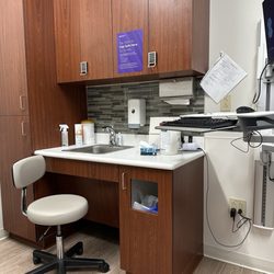Northwestern Medicine Immediate Care - Patient consultation room. We all know this view right? Super clean!
