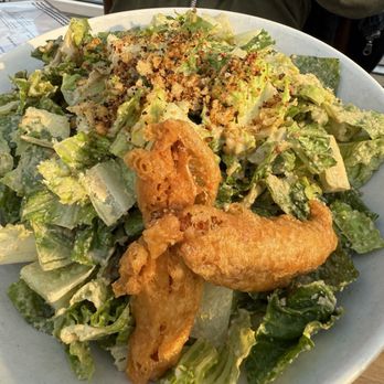 Offshore Rooftop - Caesar salad with fried anchovies - New American Near Me - Chicago, Illinois