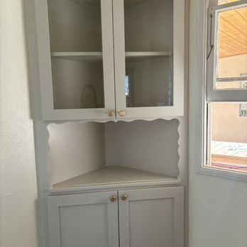 ReKitchen - Restored corner cabinet - Cabinetry Near Me - Torrance, California