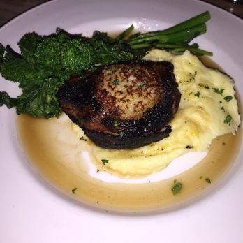 Corinne - Bacon-wrapped filet with broccolini and potatoes - Breakfast & Brunch Near Me - Denver, Colorado