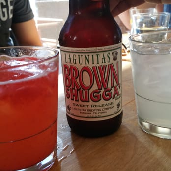 Eats - From left to right its strawberry lemonade and beer of the day which was 9.9 alcohol in it and just lemonade - American Near Me - San Francisco, California