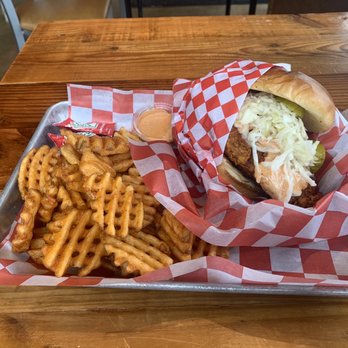 Hangry Joe's Hot Chicken - Chicken Sando - New American Near Me - Dallas, Texas Hangry Joe's Hot Chicken - Chicken Sando - New American Near Me - Dallas, Texas