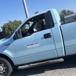 San Gabriel Valley Water Company - whoever your driver is drives horribly he almost caused 3 accidents not a good look for your company at all.