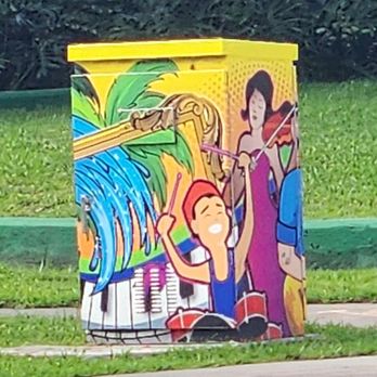 Traffic Control Box Art Wrap Project - Public Art Near Me - Sunrise, Florida