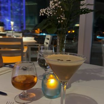 SeaGuini - Opal Sands Resort - Smoked old fashion and espresso martini - New American Near Me - Clearwater, Florida