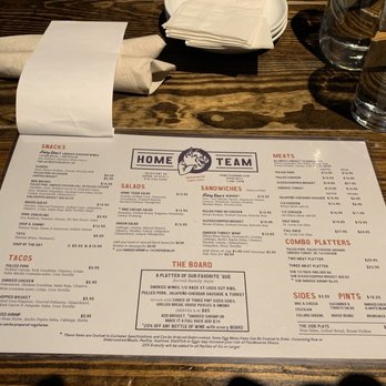 Home Team BBQ - A peek at the apps and other items offered under the daily specials - Barbeque Near Me - Aspen, Colorado