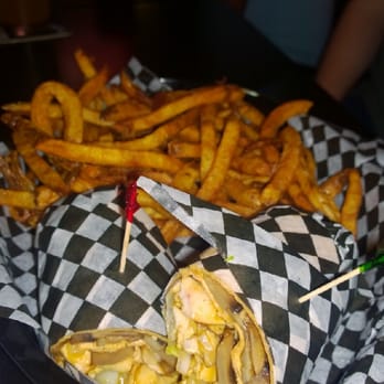 Frank's Lounge - Chicken teriyaki wrap and fries - Lounges Near Me - Fargo, North Dakota